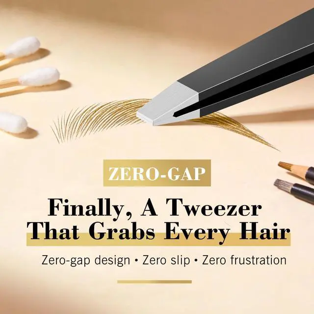 Alt view image 5 of 7 - SUCOOR Tweezers for Women Facial Hair, 4Pcs Professional Beauty Tools Stainless Steel Precision Eyebrow Tweezers for Splinter Blackhead and Ingrown Hair Removal, Black