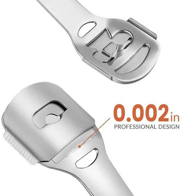 Alt view image 3 of 7 - Pedicure Callus Shaver Foot File Care Hard Skin Remover Sets with Case