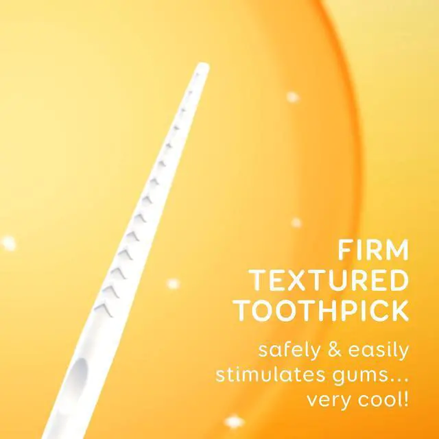 Alt view image 4 of 6 - GRIN Softstx, Gentle Dental Picks, 90 Count, Soft Flexible Bristles, Textured Plaque Removing Toothpick, Minty Flavor, for Between Teeth, Refillable Hygienic Case, for Braces, Bridges, and Implants