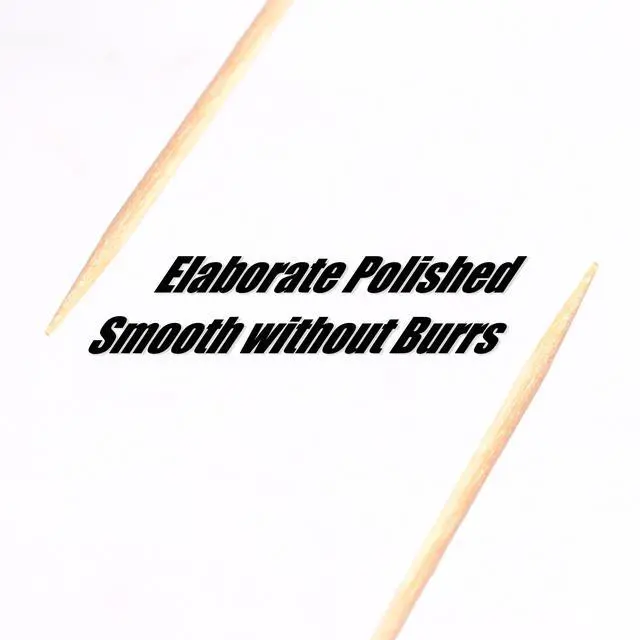 Alt view image 7 of 7 - 500 Count Toothpicks - Wooden Toothpicks Premium Tooth Picks for Appetizer,Olive,Barbecue,Fruit,Cocktail,Teeth Cleaning,Party