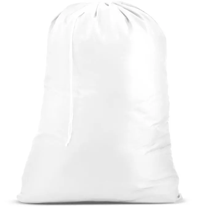 Main image of Extra Large Laundry Bag 30"x40" - Handy Laundry Heavy Duty Nylon, Locking Drawstring, Machine Washable, Holds 3 Loads - Sack, Hamper Liner for Travel, College Dorm, Dirty Clothes - White