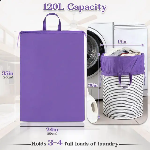 Alt view image 2 of 7 - Extra Large Heavy Duty Laundry Bag for Dorm & Family