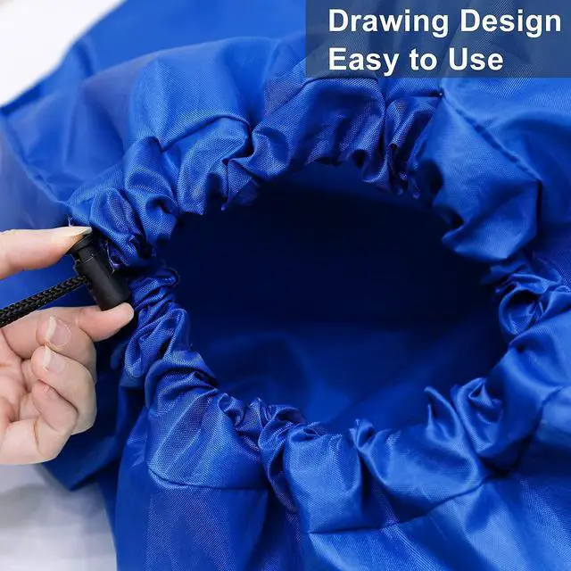 Alt view image 3 of 5 - Sylfairy 2 Pack Extra Large Travel Laundry Bag, 24" x 36" Rip-Stop Dirty Clothes Organizer with Drawstring, Heavy Duty Travel Laundry Bag, Large Laundry Hamper Liner, Machine Wash (Navy+Black)