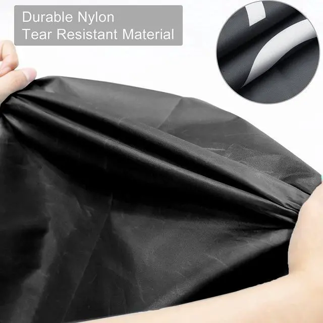 Alt view image 4 of 5 - Sylfairy 2 Pack Extra Large Travel Laundry Bag, 24" x 36" Rip-Stop Dirty Clothes Organizer with Drawstring, Heavy Duty Travel Laundry Bag, Large Laundry Hamper Liner, Machine Wash (Navy+Black)