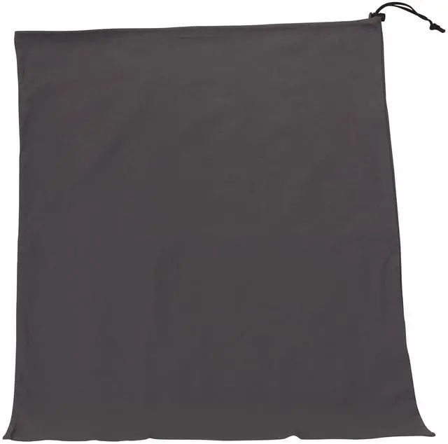 Alt view image 5 of 6 - Household Essentials Cotton Laundry Bag with Drawstring Closure, Gray