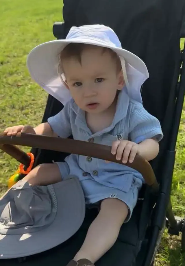 Alt view image 6 of 6 - Toddler Baby Sun Hat Kids Summer Beach Essentials Adjustable Beach Hats with Bucket Wide Brim for Boys Girls Age 0-14 Years