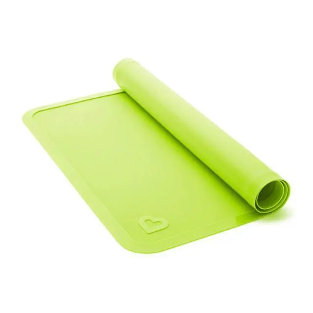 Alt view image 2 of 3 - Munchkin® Spotless Silicone Placemats for Kids, 2 Pack, Blue/Green