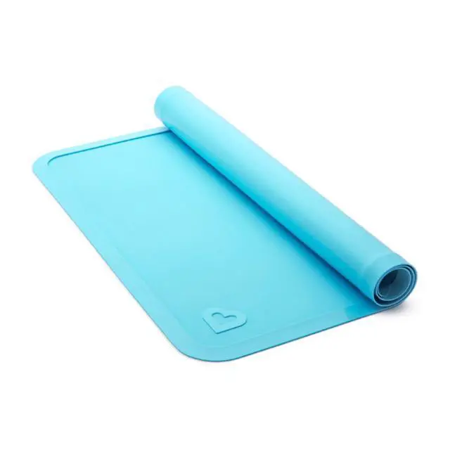 Alt view image 3 of 3 - Munchkin® Spotless Silicone Placemats for Kids, 2 Pack, Blue/Green