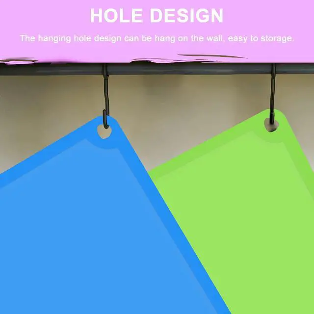 Alt view image 4 of 7 - Silicone Kids Placemat, Non Slip Toddler Placemats for Dining Table, Reusable Childrens Dining Food Mat, 2Pack,Blue&Green