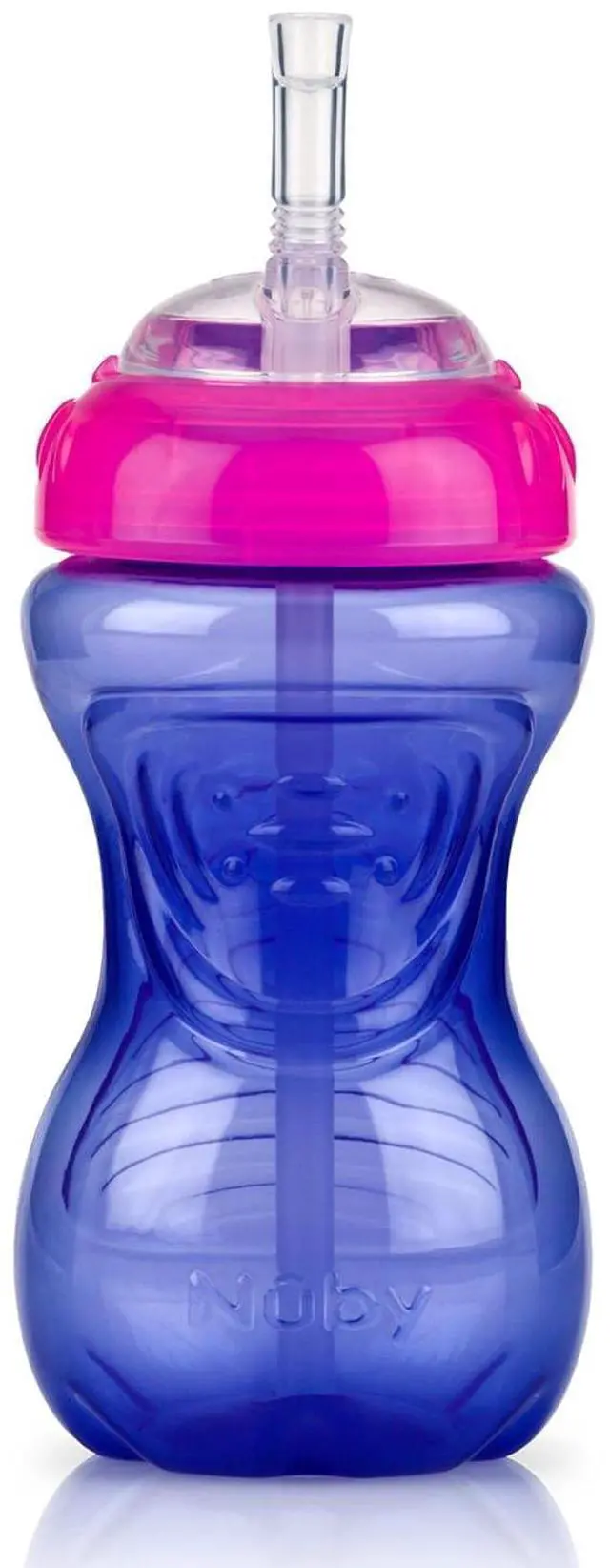 Alt view image 7 of 7 - No-Spill Soft Straw Easy Grip Sippy Cup for Girls - (3-Pack) 10 Oz - 12+ Months