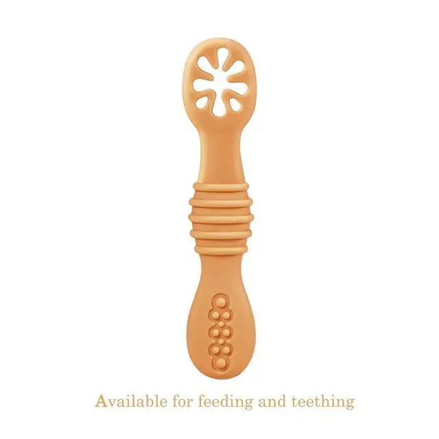 Alt view image 6 of 6 - PandaEar 7 Pack Silicone Baby Feeding Spoon | Baby Led Weaning Supplies | Toddler Infant Feeding Spoon First Stage