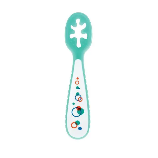Alt view image 4 of 5 - Nuby Baby's First Spoons Set - (3-Pack) Feeding Utensils for Babies - 6+ Months - Bubbles
