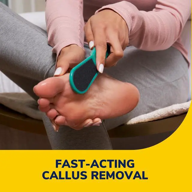 Alt view image 5 of 7 - Dr. Scholl's Fast Acting Callus Remover Gel Kit, Hard Skin Removal, Smooth Soft Feet in Minutes, Salon Professional Formula, Mess Free Application, Exfoliating Foot File Pedicure Tool Included