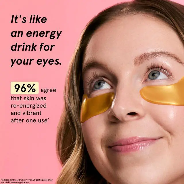 Alt view image 2 of 7 - grace & stella Award Winning Under Eye Mask - Teen Gifts, Gel Eye Patches for Dark Circles, Puffy Eyes, Wrinkles, Undereye Bags, Travel Gifts for Women - Vegan, Self Care (6 Pairs, Gold)