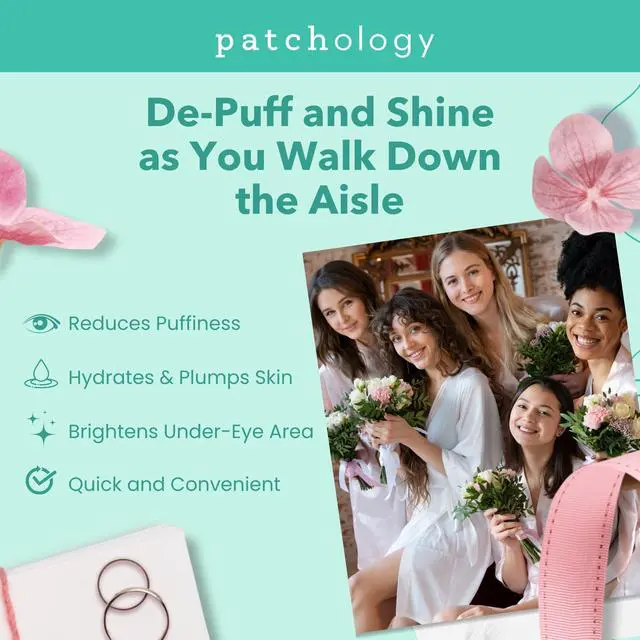 Alt view image 2 of 7 - Patchology Under Eye Gel Patches Natural Eye Masks for Puffy Eyes, Dark Circles & Eye Bags, Soothing Skincare Treatment for All Skin Types, Beauty & Personal Care Essentials (5 Pairs)