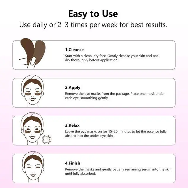 Alt view image 7 of 7 - Adofect Under Eye Patches 40 Pairs, Eye Masks with 24K Gold, Hyaluronic Acid, Caffeine & Retinol for Dark Circles, Puffy Eyes, Under Eye Bags, Skincare Gifts for Bachelorette Party Accessories