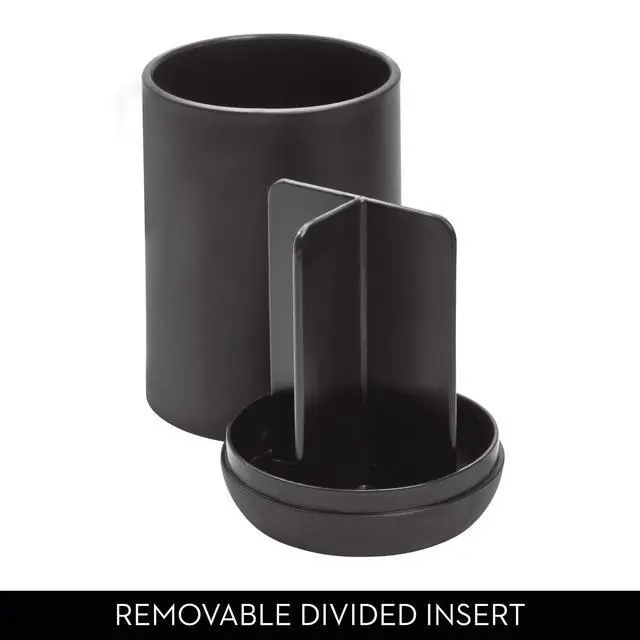Alt view image 4 of 5 - iDesign Cade Collection Toothbrush Holder, Matte Black