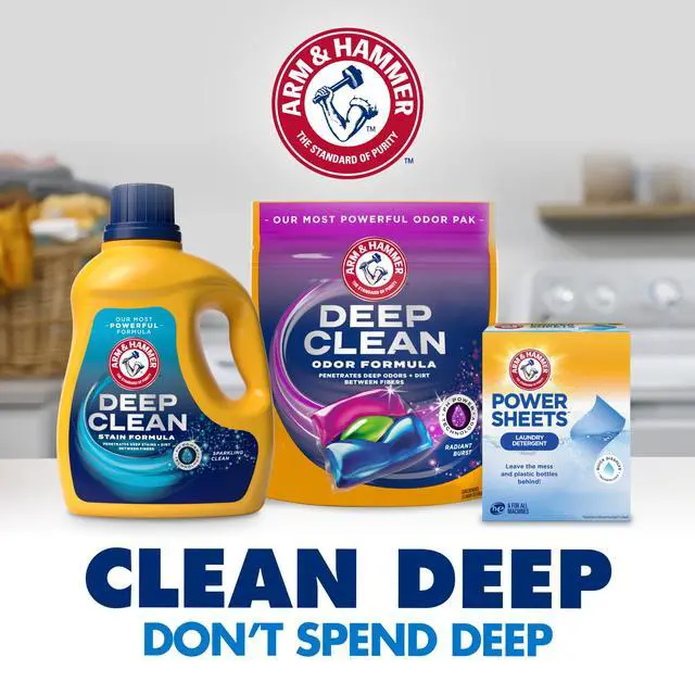 Alt view image 6 of 7 - Power Sheets Laundry Detergent, Fragrance Free, No Dyes or Perfumes, Lightweight and Travel-Friendly, 60 Count, Up to 120 Small Loads