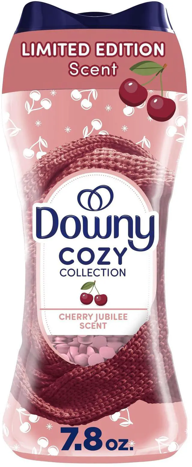 Main image of Downy Cozy Collection In-Wash Laundry Scent Booster Beads, Cherry Jubilee Scent, 7.8 oz, Limited Edition Laundry Beads