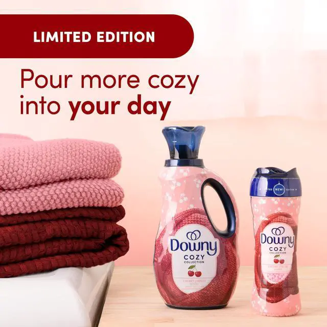 Alt view image 7 of 7 - Downy Cozy Collection In-Wash Laundry Scent Booster Beads, Cherry Jubilee Scent, 7.8 oz, Limited Edition Laundry Beads