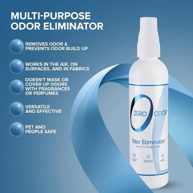 Alt view image 2 of 7 - Multi-Purpose Odor Eliminator - Eliminate Air & Surface Odor Patented Technology Best for Bathroom, Kitchen, Fabric, Closet- Smell Great Again, 8oz (Over 1000 Sprays)