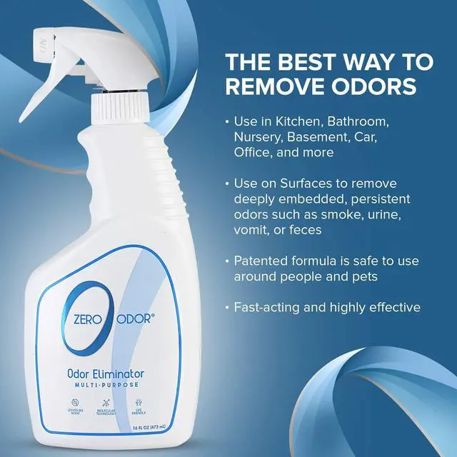 Alt view image 4 of 7 - Multi-Purpose Odor Eliminator - Air & Surface Odor Patented Technology for Bathroom, Kitchen, Fabric, Closet- Smell Great Again, 16oz