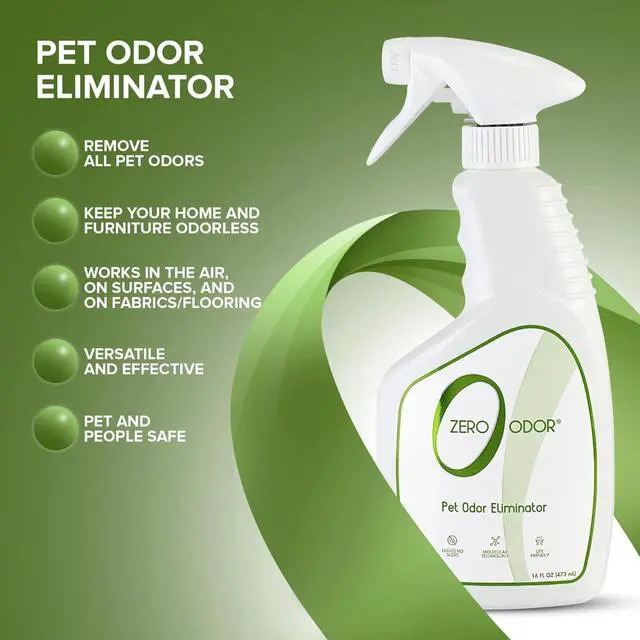 Alt view image 5 of 6 - Pet Odor Eliminator, Air and Surface Odor Remover for Carpet, Furniture, and Pet Beds, Trigger Spray, 16 fl oz