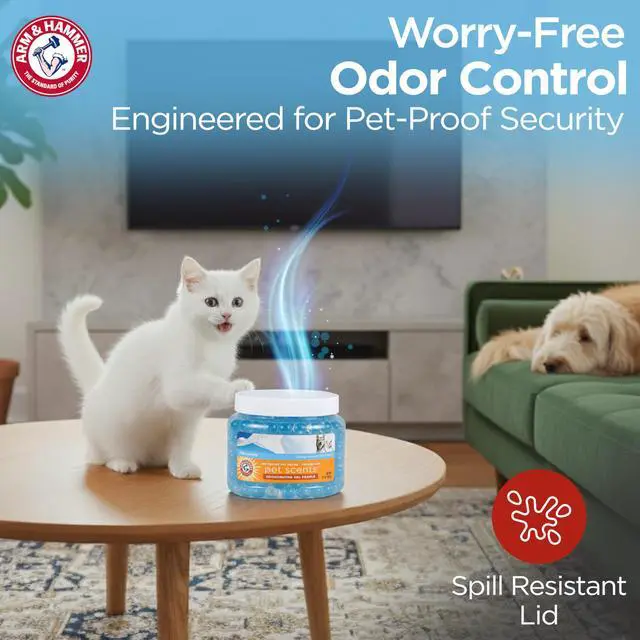 Alt view image 3 of 7 - for Pets Air Care Pet Scents Deodorizing Gel Beads, Pet Odor Eliminator for Rooms Closets and Small Spaces with Long Lasting Odor Control, Fresh Breeze Scent, 12 oz