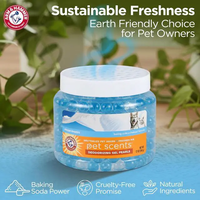 Alt view image 4 of 7 - for Pets Air Care Pet Scents Deodorizing Gel Beads, Pet Odor Eliminator for Rooms Closets and Small Spaces with Long Lasting Odor Control, Fresh Breeze Scent, 12 oz