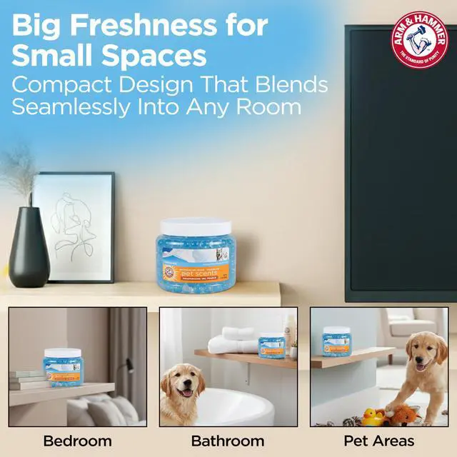 Alt view image 5 of 7 - for Pets Air Care Pet Scents Deodorizing Gel Beads, Pet Odor Eliminator for Rooms Closets and Small Spaces with Long Lasting Odor Control, Fresh Breeze Scent, 12 oz