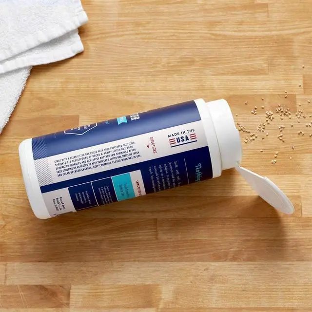 Alt view image 3 of 6 - Litter Box Odor Eliminator, Best Natural Urine Deodorizer, Cat Box Deodorizer, Smell Control, Odor Absorber, Safe for Kitty, 12 oz