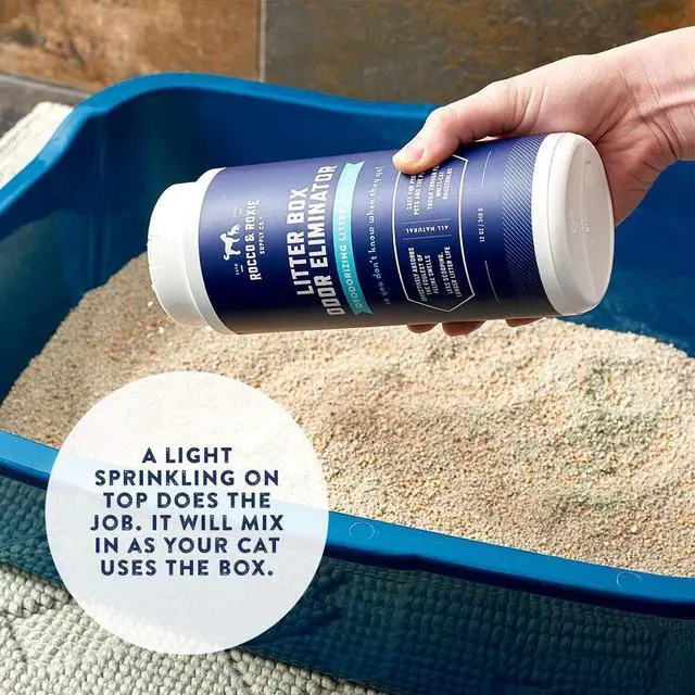 Alt view image 4 of 6 - Litter Box Odor Eliminator, Best Natural Urine Deodorizer, Cat Box Deodorizer, Smell Control, Odor Absorber, Safe for Kitty, 12 oz