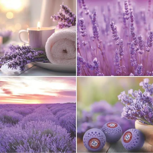 Alt view image 3 of 5 - OdorBusterz® Odor Eliminator Balls, Lavender, 3 Count Baking Soda Odor Control for Closets, Drawers, Hampers & Small Spaces