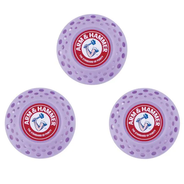Alt view image 2 of 5 - OdorBusterz® Odor Eliminator Balls, Lavender, 3 Count Baking Soda Odor Control for Closets, Drawers, Hampers & Small Spaces