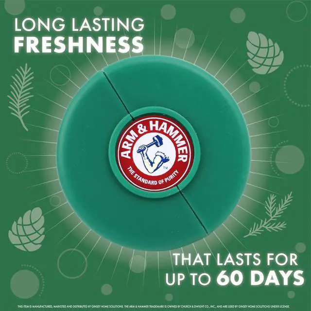 Alt view image 3 of 4 - Arm & Hammer Deodorizing Odor Busterz, 4 Count, Forest Pine Figural, Air Freshener and Odor Eliminator - Long-Lasting Freshness for Home, Bathroom, Closet, Gym Bags, Sports Gear and More