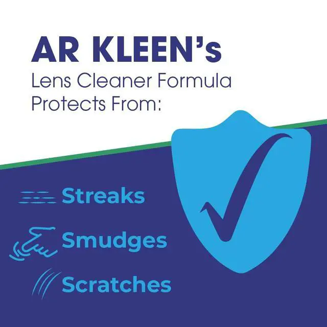 Alt view image 2 of 5 - AR Kleen® Lens Cleaner Kit | 9 Ounces | Multi-Purpose Lens Cleaner | No Streaks | Ammonia and Alcohol Free