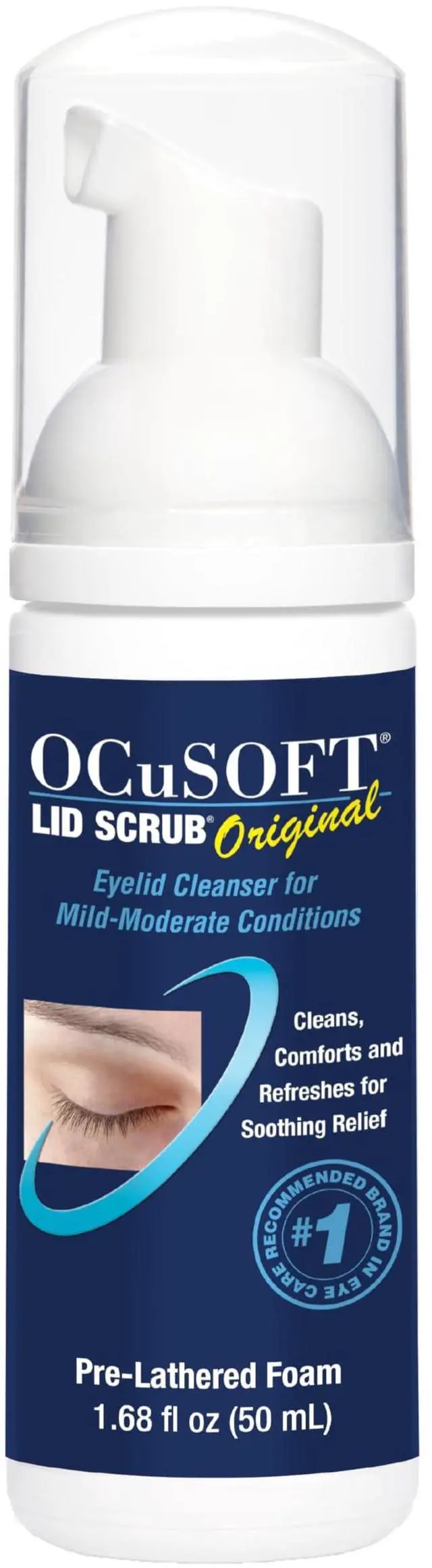 Main image of Original Foaming Eyelid Cleanser - Mild Instant Foam to Remove Oil, Dust, Pollen & Makeup - 1.68 fl oz
