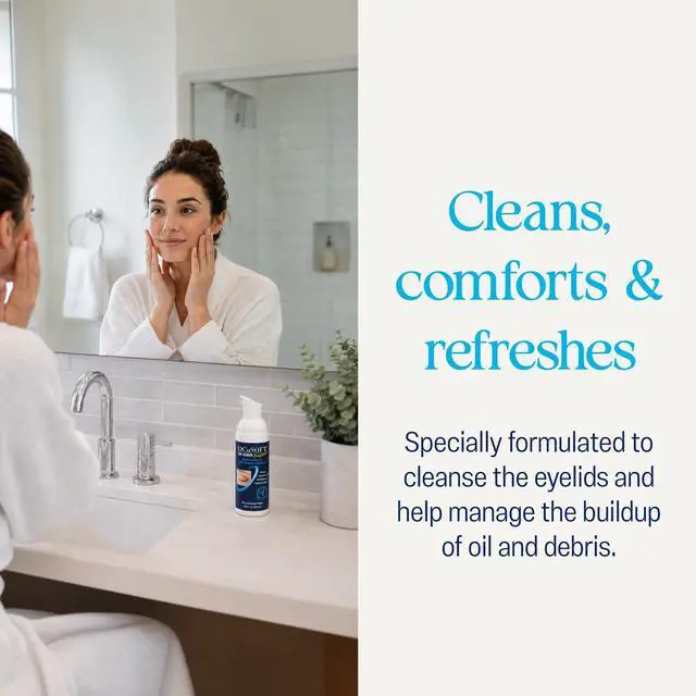 Alt view image 3 of 5 - Original Foaming Eyelid Cleanser - Mild Instant Foam to Remove Oil, Dust, Pollen & Makeup - 1.68 fl oz
