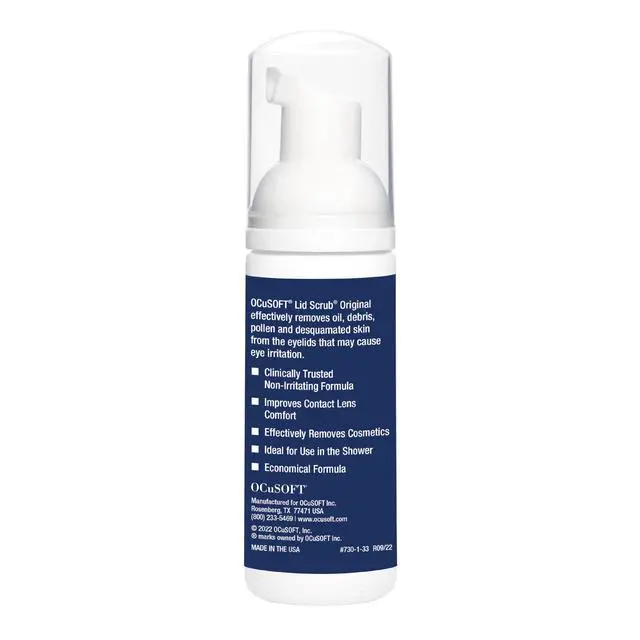 Alt view image 2 of 5 - Original Foaming Eyelid Cleanser - Mild Instant Foam to Remove Oil, Dust, Pollen & Makeup - 1.68 fl oz
