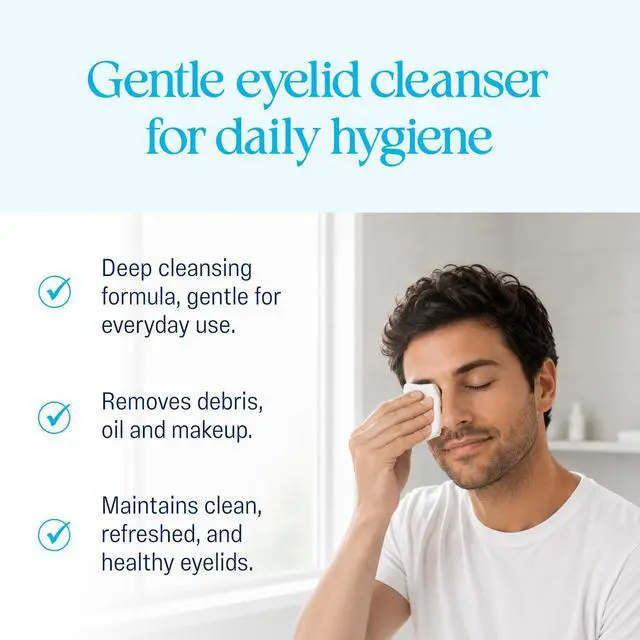 Alt view image 5 of 5 - Original Foaming Eyelid Cleanser - Mild Instant Foam to Remove Oil, Dust, Pollen & Makeup - 1.68 fl oz