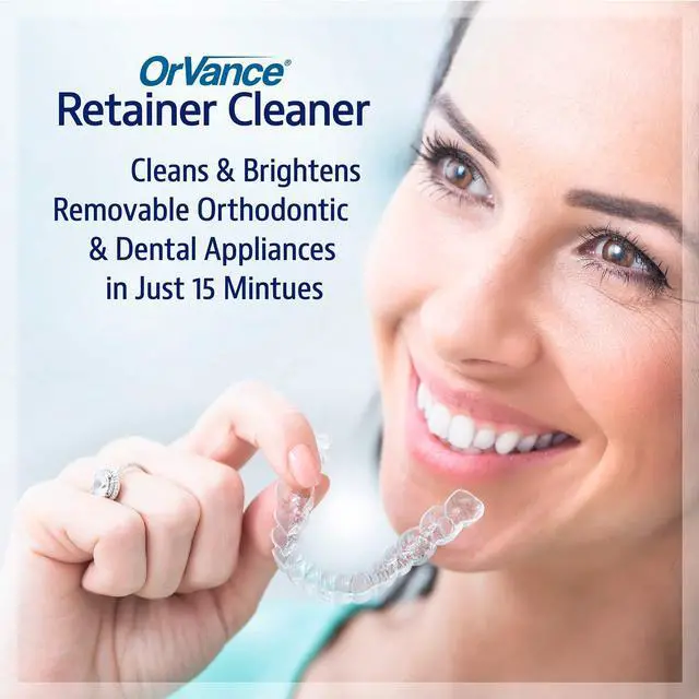 Alt view image 7 of 7 - Retainer Cleaner Tablets (3 Month Supply) | Only 2 Cleanings Per Week Required | Removes Odors, Stains, Plaque for Invisalign, Mouth/Night Guards, and Removable Orthodontic Appliances