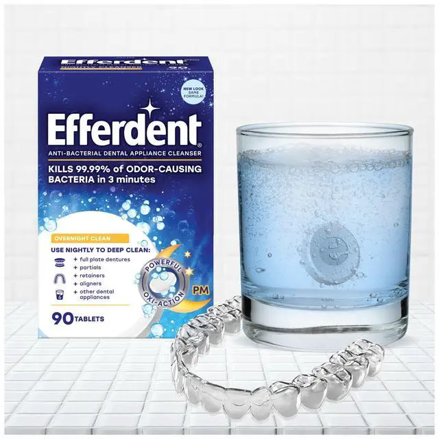 Alt view image 4 of 6 - Retainer Cleaning Tablets, Denture Cleaning Tablets for Dental Appliances, Overnight Whitening, 126 Count