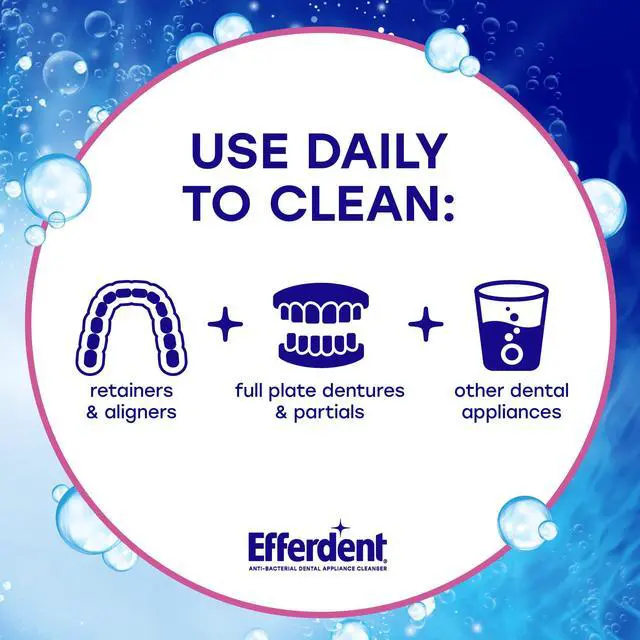 Alt view image 4 of 6 - Retainer & Denture Cleaner Tablets and Dental Bath, 4 Tablets