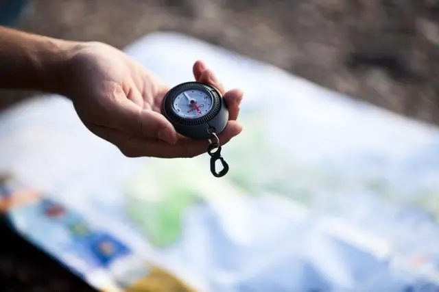 Alt view image 2 of 2 - Trail Compass for Hiking, Backpacking, Camping, and Orienteering Lightweight Outdoor Navigation Gear with Durable Design