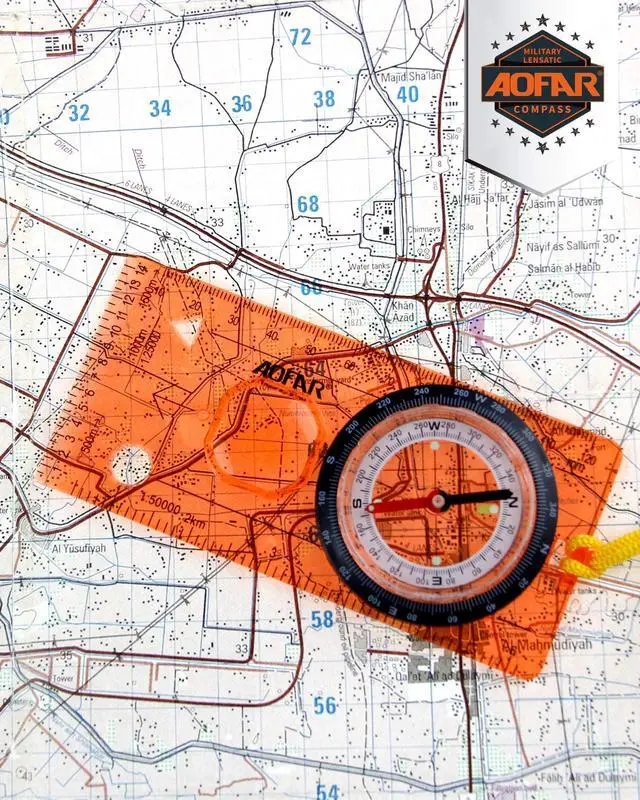 Alt view image 4 of 6 - Orienteering Compass for Kids, Lightweight and Portable, Survival Compass for Navigation, Backpacking, Camping, Hiking, and Hunting