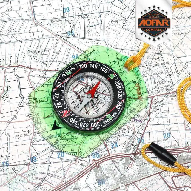 Alt view image 5 of 5 - Orienteering Compass AF-362 for Hiking and Navigation, Professional Field Compass for Map Reading and Survival, Lightweight