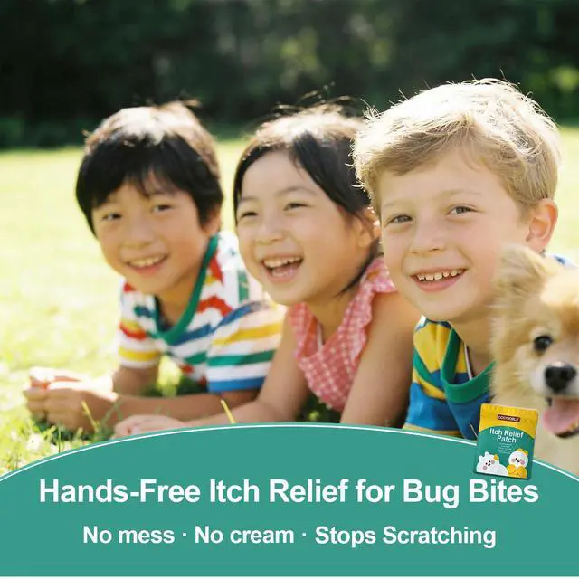 Alt view image 2 of 7 - Bug Bite Relief Patches for Kids & Family 96ct, Mosquito Itch Relief for Summer Camp & Travel, Anti-Itch Cream Alternative, Prevents Scratching & Relieves Itch, Soothing After-Bite Relief