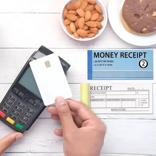 Alt view image 5 of 5 - 5PCS Money and Rent Receipt Book, 2-Part,Carbonless Copy Receipt Book