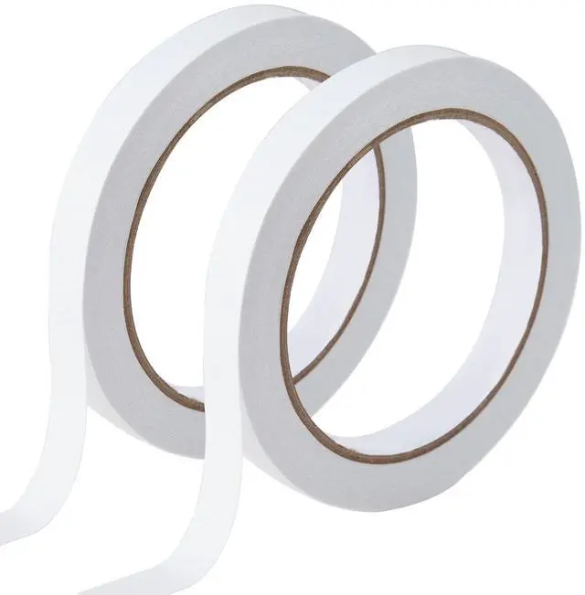 Main image of DGTANGYIN 1/4" 2 Rolls Double Sided Adhesive Sticky Tape for Arts, DIY, Crafts, Photography, Scrapbooking, Card Making, Gift Wrapping, Office School Stationery Supplies, Home Supplies(Width: 6mm)