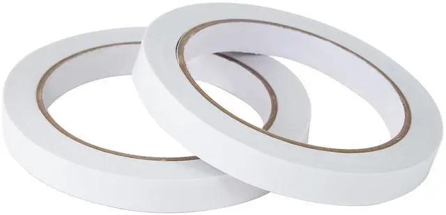 Alt view image 2 of 7 - ZZJMCH 1/4" 4 Rolls Double Sided Adhesive Sticky Tape for Arts, DIY, Card Making, Crafts, Photography, Scrapbooking, Gift Wrapping, Office School Stationery Supplies, Home Supplies (Width: 6mm)